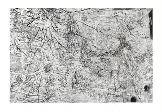 HOAX | Traum-A | Digital Artwork | Kohle auf Papier, Briefe | 60 x 105 cm / 39 x 63 cm | Fine Art Print | 2024