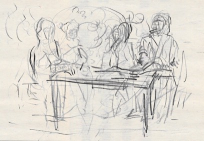 o. T. | beim Lois in Faistenthal | Bleistift auf Papier | 20 x 29 cm | 2009