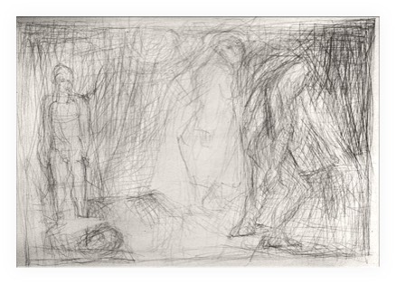 o. T. | Wüste | Bleistift auf Papier | 16 x 22 cm | 1984