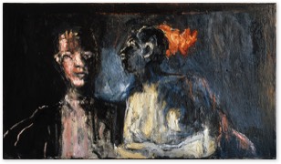 o. T. | Uli und Ich | 60 x 120 cm | 1984