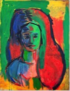 Portrait G. | Acryl auf LW | 70 x 90 cm | 1997
