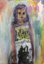 Portrait S. | Pigment auf LW | 70 x 50 cm | 2014