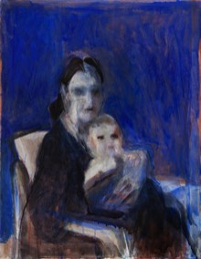 Mutter Kind | Öl auf LW | 65 x 40 cm | 2019