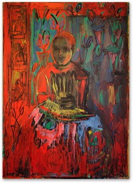 * Bildnis D. | Öl auf Leinwand 145 x 105 cm | 1994