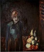 Alte Frau mit Obst | 110 x 90 cm | 1984