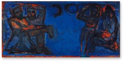 * Abschied | Öl auf Leinwand | 145 x 280 cm | 1992