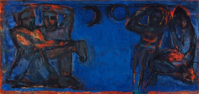 * Abschied | Öl auf Leinwand | 145 x 280 cm | 1992