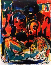 Schlaf des Nachmittags | Öl auf LW | 160 x 120 cm | 1993