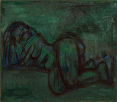 o. T. | Liegende | Öl auf Leinwand | ca. 65 x 80 cm | ca. 1996