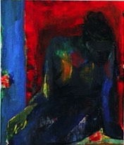 Dany | Cafe GAP | Pigment auf LW | 110 x 90 cm | 2001