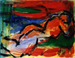 Schwimmerin | 40 x 60 cm | 1995