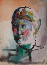 Kopf | Pigment LW | 31 x 22 cm | 2014