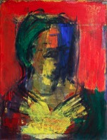 * Portrait B. | Acryl auf LW | 70 x 90 cm | 1998