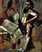 o. T. | three figures | Öl auf LW | 70 x 48 cm | 1982