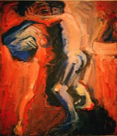 Les Amants* | 155 x 145 cm | 1984 | *vom Käufer zerstört