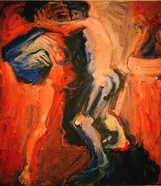 Les Amants* | 155 x 145 cm | 1984 | *vom Käufer zerstört