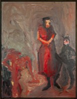 o. T. | three figures | Öl auf LW | 70 x 48 cm | 1982