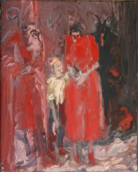 o. T. | four figures | Öl auf LW | 70 x 48 cm | 1982