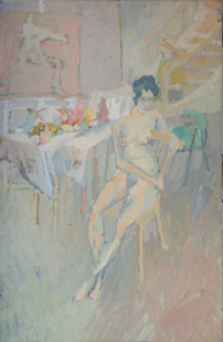 M. | Acrylfarbe auf Papier | ca. 40 x 22 cm | 1980