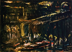 Border | Öl auf Leinwand | 150 x 200 cm | 1985