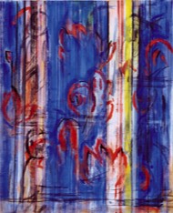* Vorhang | Acryl auf Leinwand | 165 x 130 | 2003