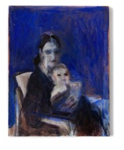 * Mutter mit Kind | Öl auf Leinwand | 68x50 cm | 2019