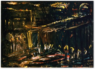 Krieg II | Öl auf Leinwand | 150 x 200 cm | 1985