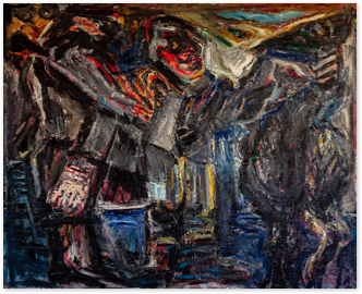 Krieg I | Öl auf Leinwand | 150 x 185 cm | 1984