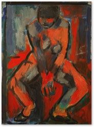 * Frau | Hocker | 65 x 100 cm | 1995
